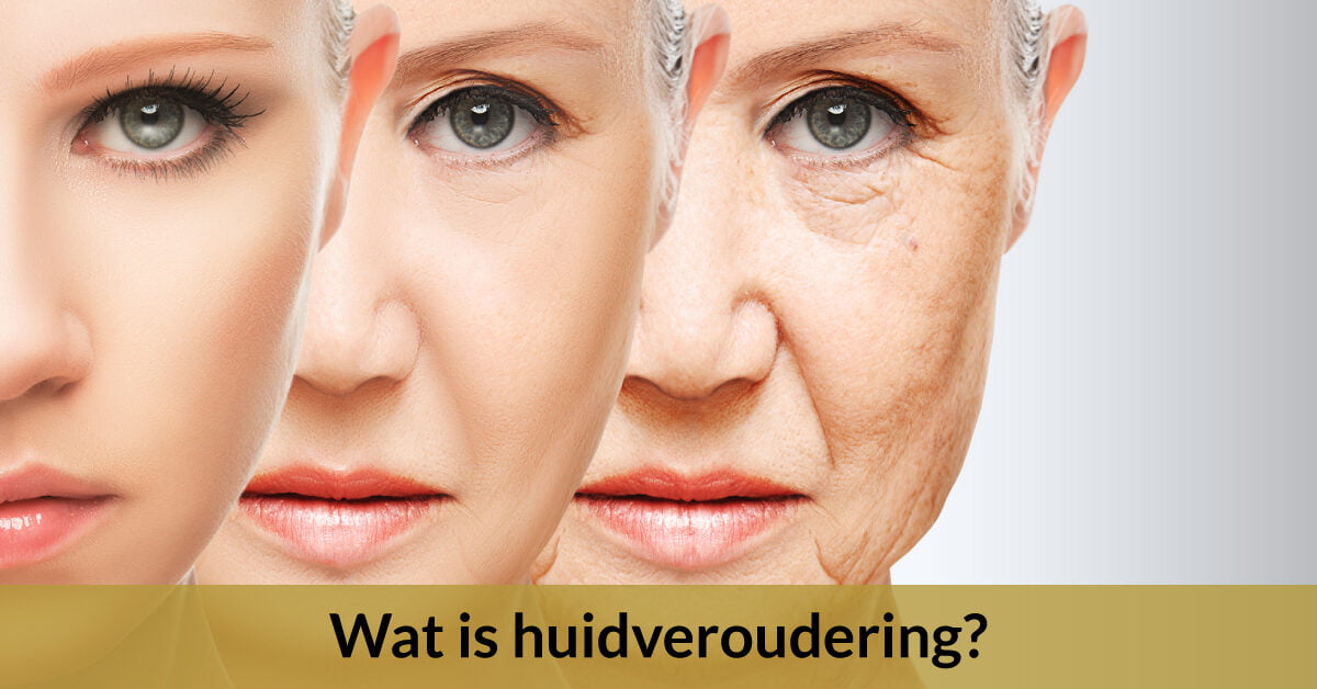 3 gezichten vrouwen vrouw huidveroudering
