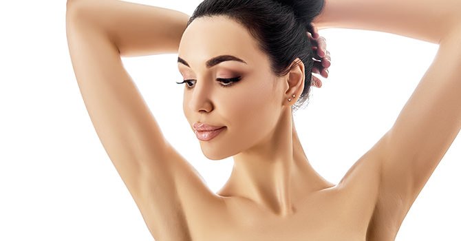 Oksels Verzorgt En Geschoren