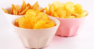 Schaaltjes met chips
