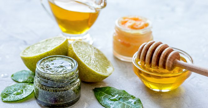 Ingrediënten voor een lekkere scrub
