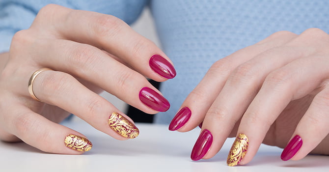 Speciale Nagelak Met Goede Motief