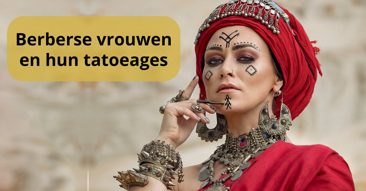 Berbervrouw tatoeages