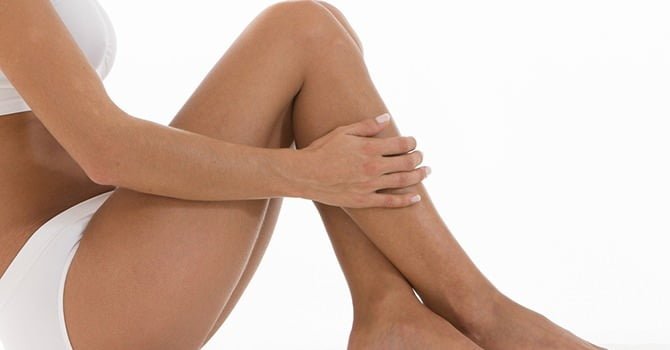 Durf je Benen te Ontbloten Pak Striemen en Cellulitis Aan