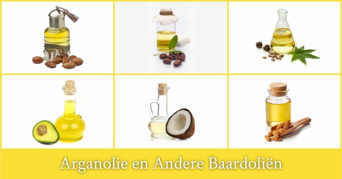 Flesjes Arganolie Kokosolie Amandelolie Avocado olie