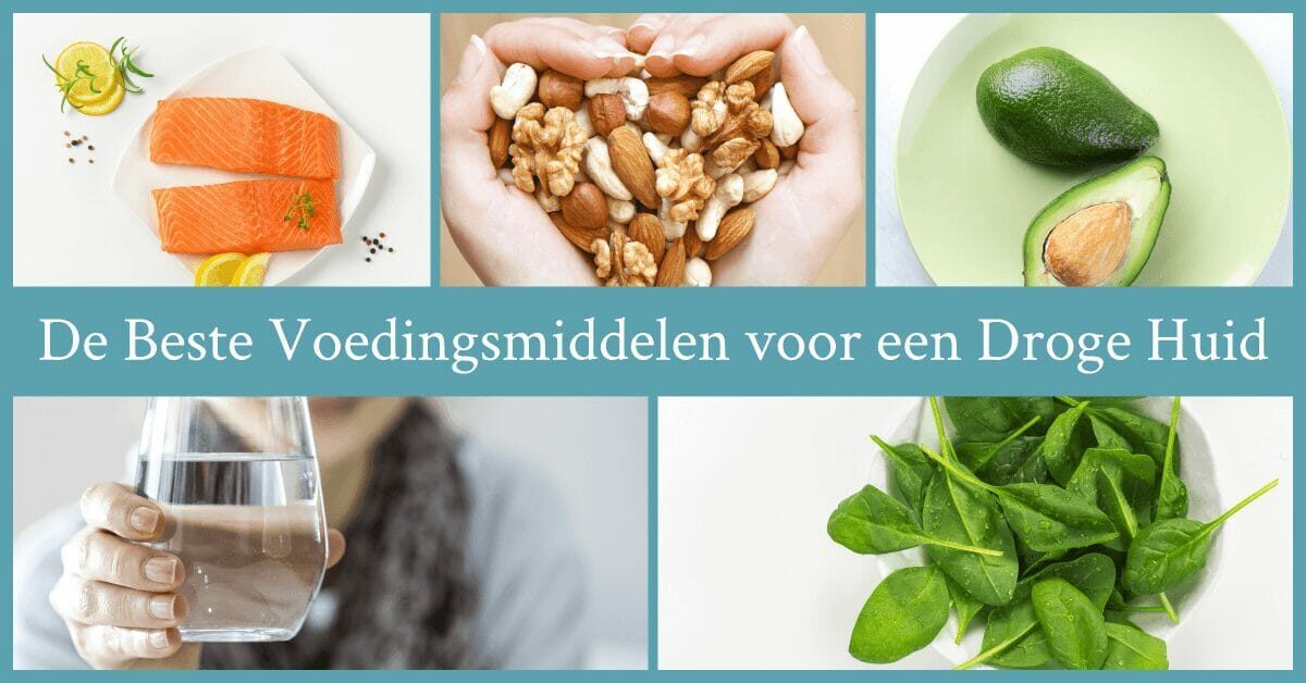 Gezonde voedingsmiddelen zalm noten avocado spinazie water
