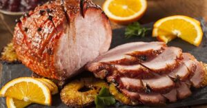 Ham Geglaceerd met Honing