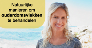 Ouderdomsvlekken voorkomen vrouw zomer buiten