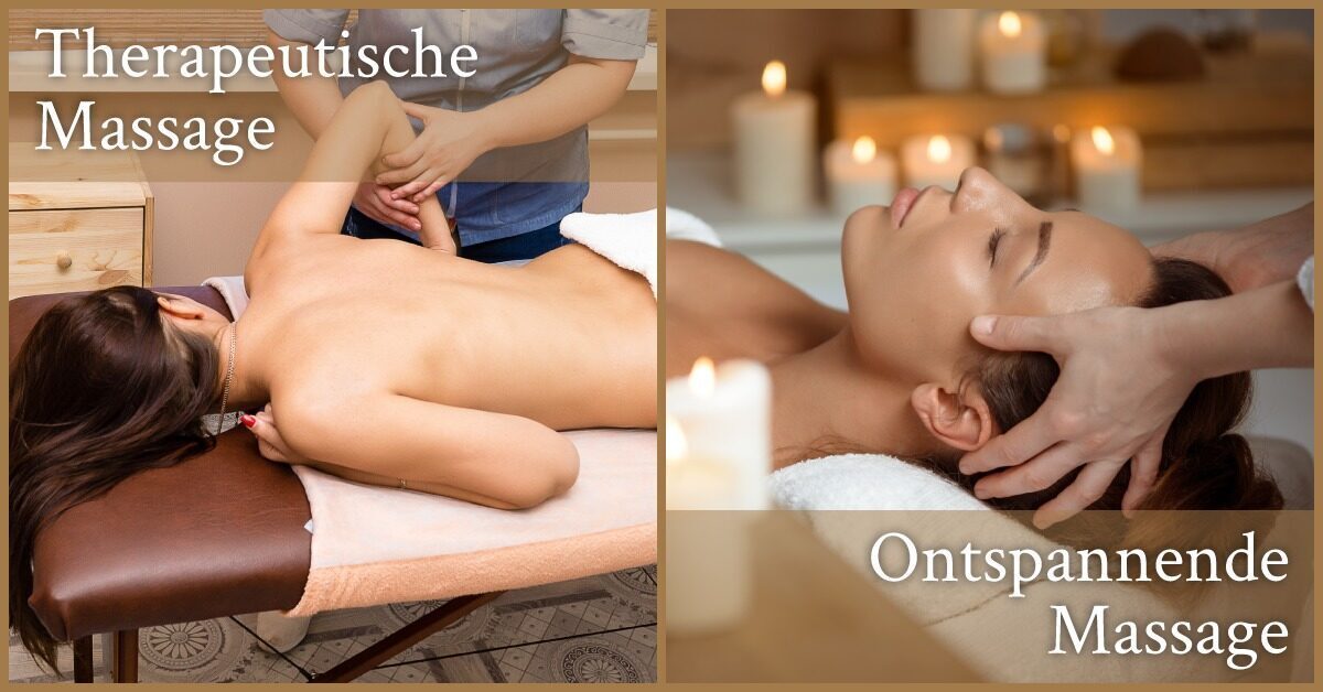 Therapeutisch Ontspanning Massage gemasseerd