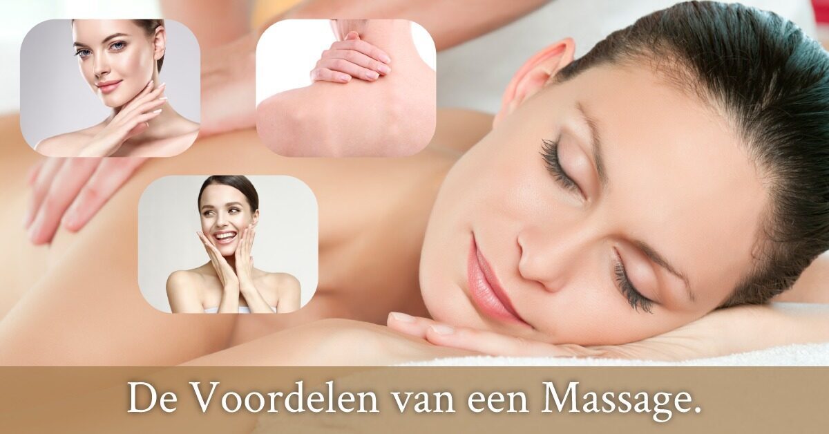 Voordelen massage spieren huid rug relaxed vrouw liggend