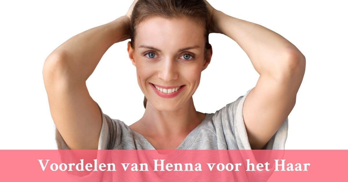 Vrouw handen in haar