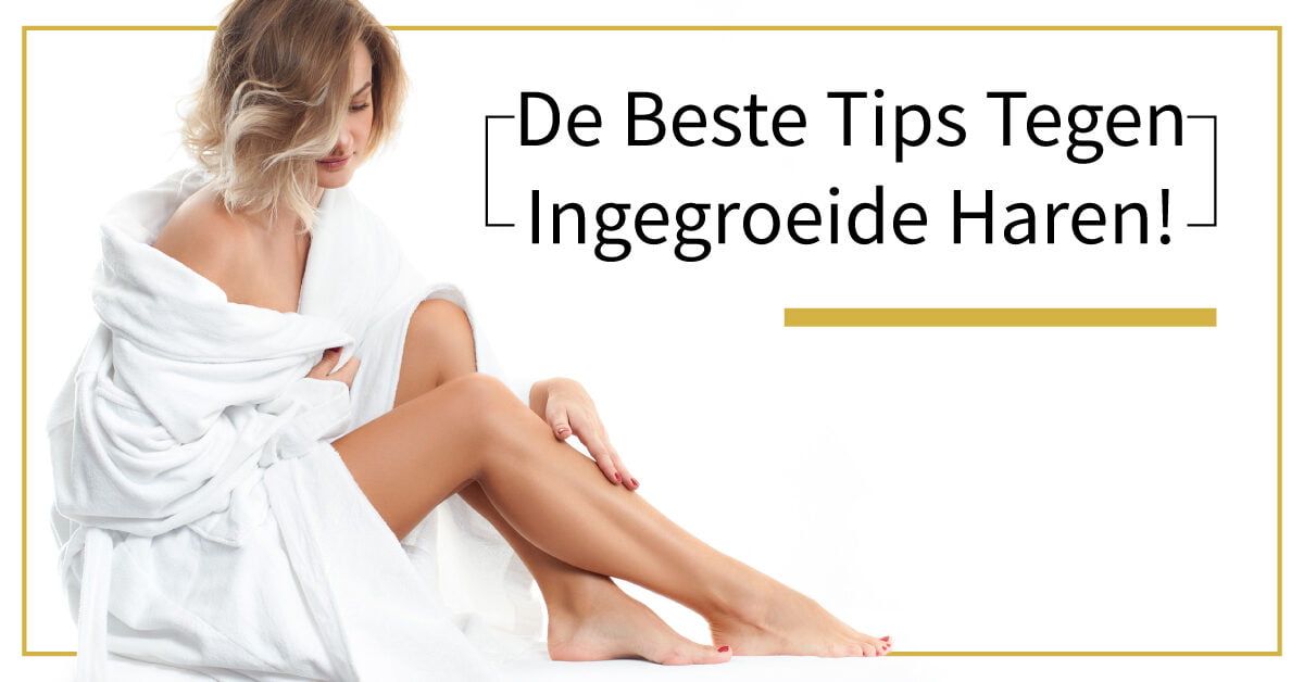 Vrouw ingegroeide haar zachte benen tips