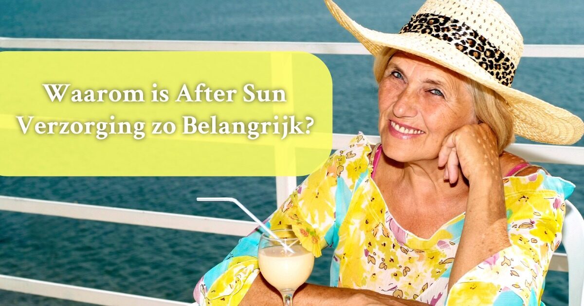 Vrouw met zonnehoed in zon aan het water