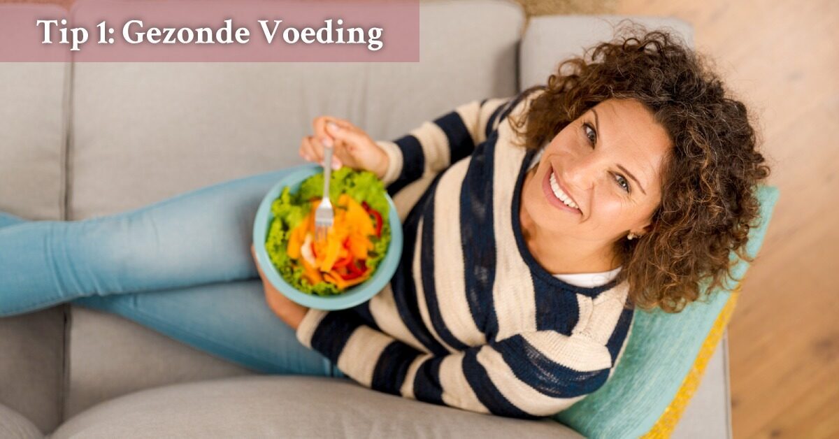 Vrouw Bank Salade