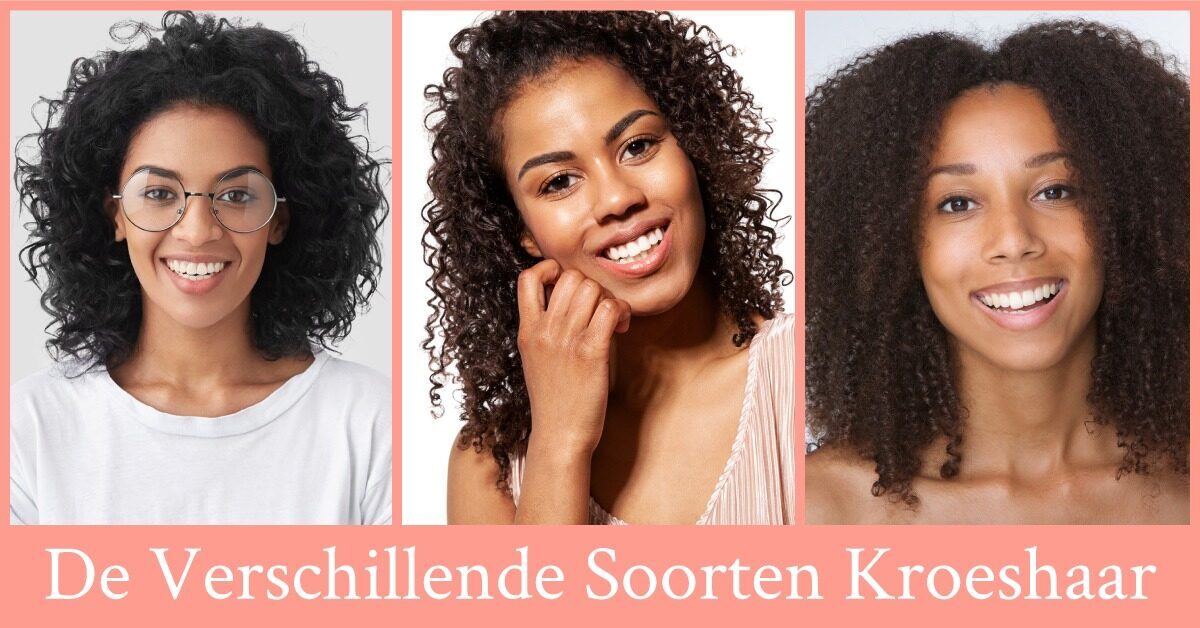 Vrouwen verschillende soorten kroeshaar
