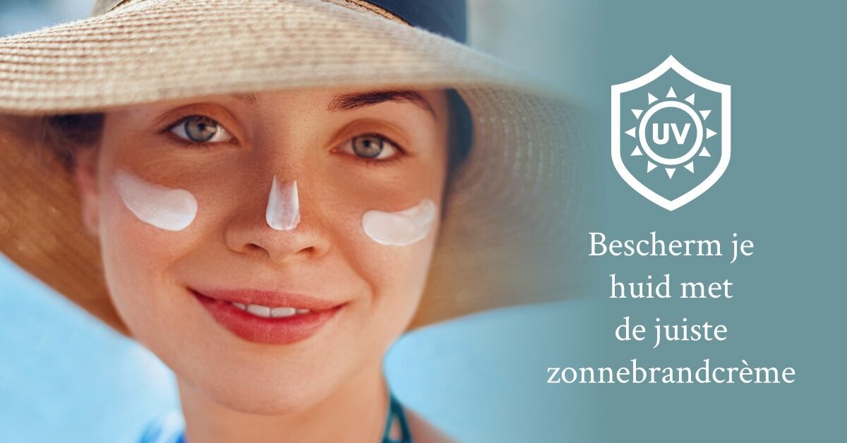 bescherm vette huid tegen zon UV bescherming zonnebrandcreme zonnebrand vrouw zonnehoed