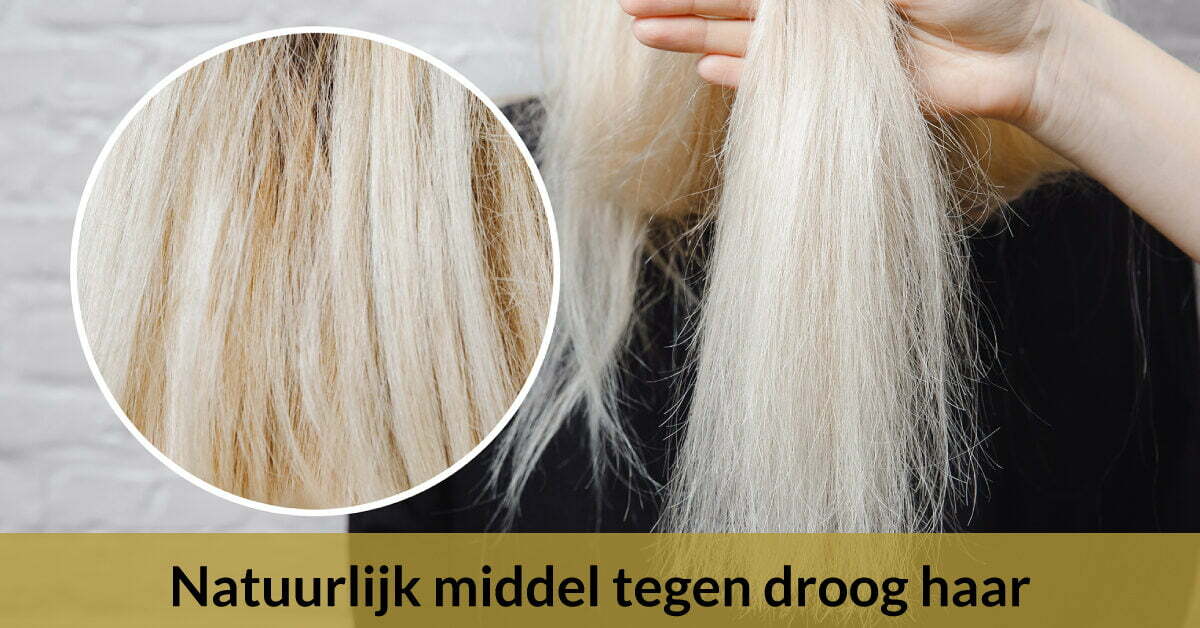 blond pluizig droog haar behandelen arganolie voor en na