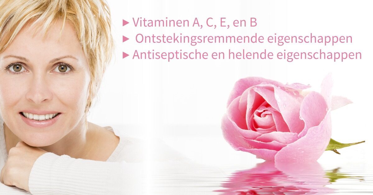 blonde vrouw roos