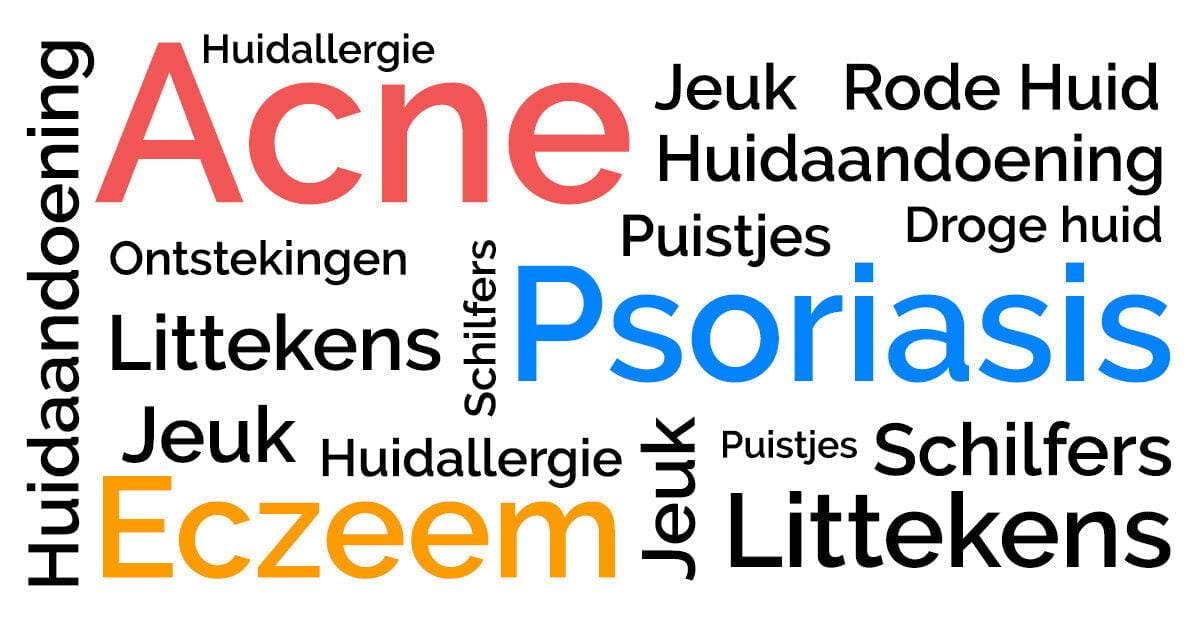 huidaandoeningen acne psoriasis eczeem