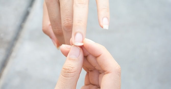Ingescheurde Nagels