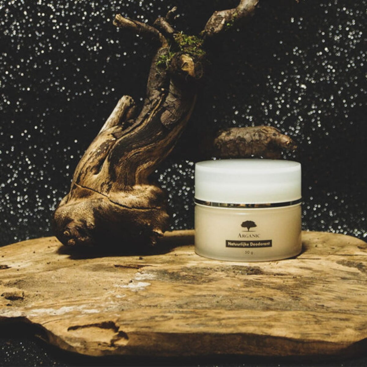 natuurlijke deodorant met arganolie hout