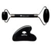 Obsidiaan Gezichtsroller en Gua Sha Kit