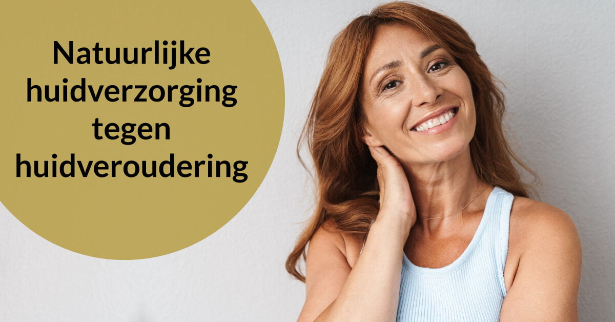 vrolijke lachende vrouw rimpeltjes huidveroudering tegengaan huidverzorging arganolie