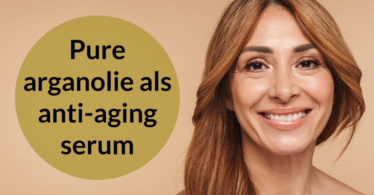 arganolie anti aging vrolijke lachende vrouw rimpeltjes