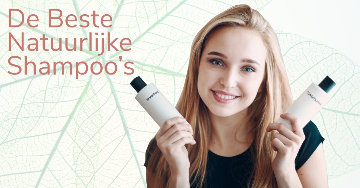 vrouw flessen shampoo conditioner