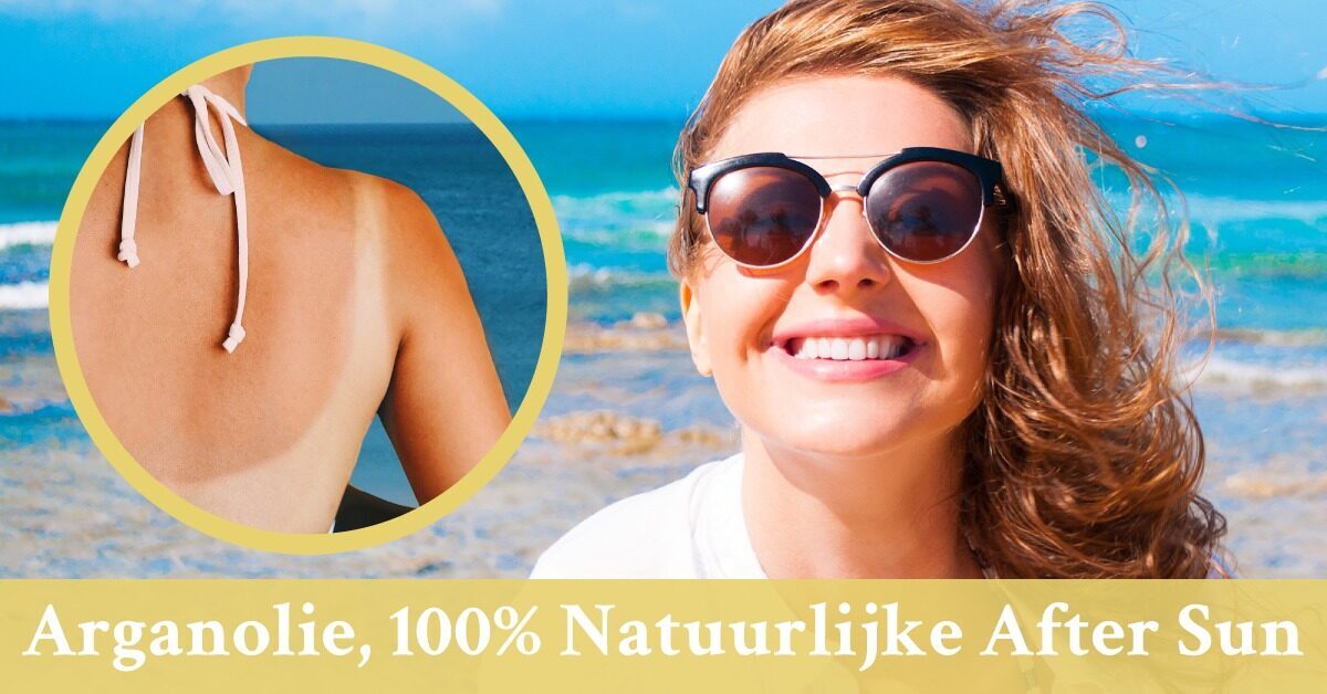 Vrouw zon strand verbrande rug